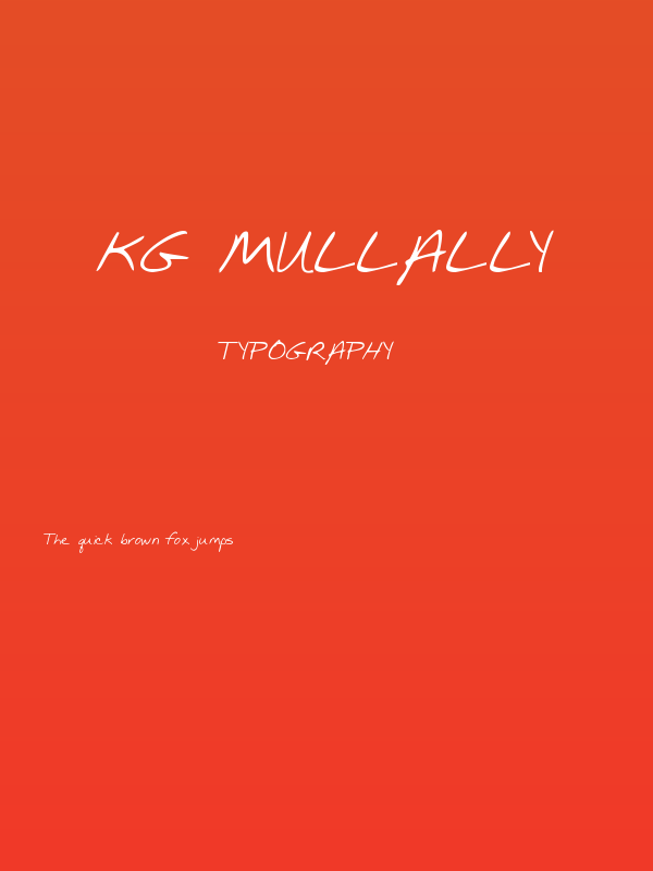 KG Mullally Poster
