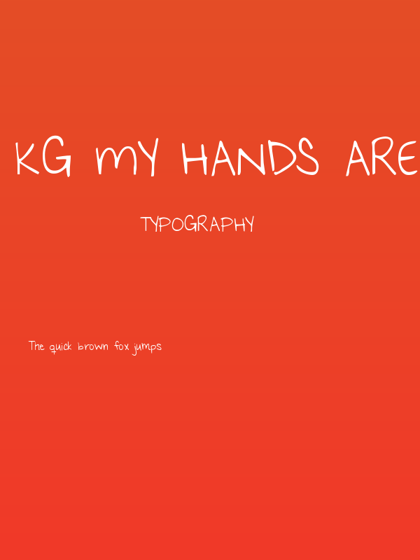 KG My Hands are Holding You Poster