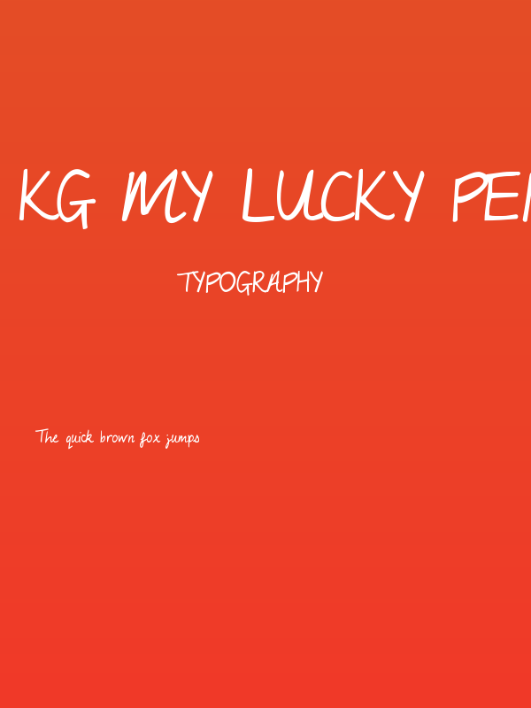 KG My Lucky Penny Poster