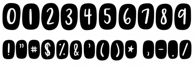 KG My Tears Ricochet Font OTHER CHARS