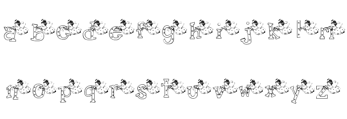 KG NANCY Font LOWERCASE