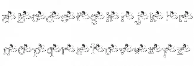 KG NANCY फ़ॉन्ट लोअरकेस