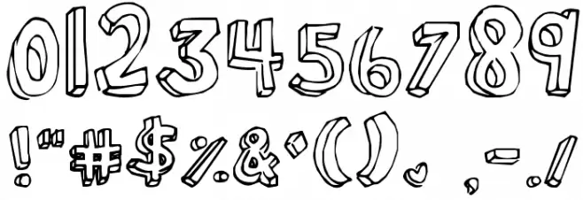 KG NKOTB Fever Font OTHER CHARS