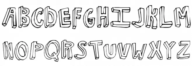 KG NKOTB Fever Font Litere mari