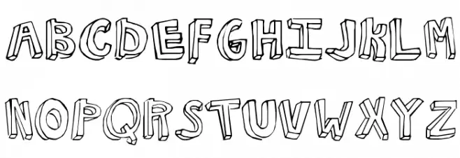 KG NKOTB Fever Font LOWERCASE