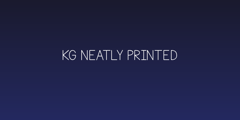 KG Neatly Printed Social Header