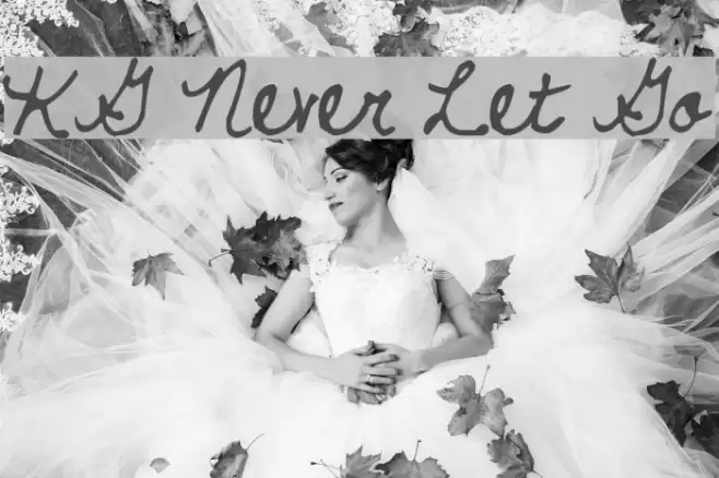 KG Never Let Go Font examples