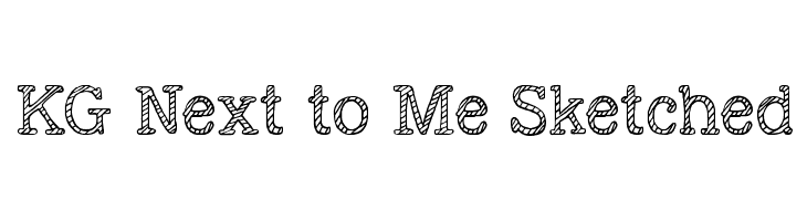 KG Next to Me Sketched Font