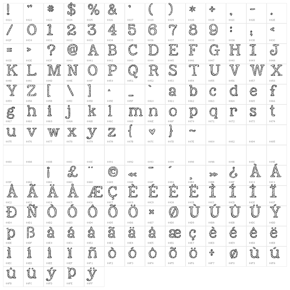KG Next to Me Sketched Character Map