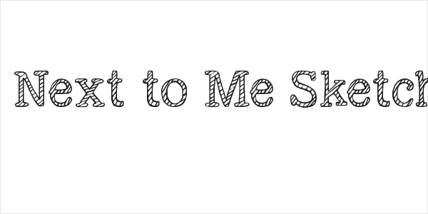 KG Next to Me Sketched Logo