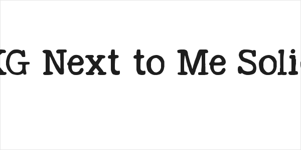 KG Next to Me Solid Logo