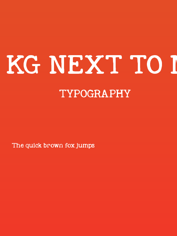 KG Next to Me Solid Poster