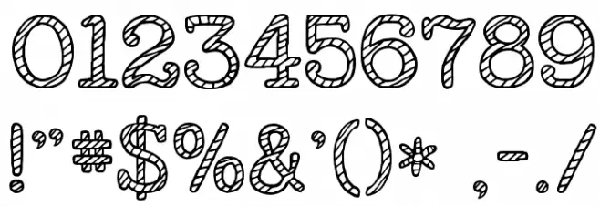 KG Next to You Sketched Font OTHER CHARS