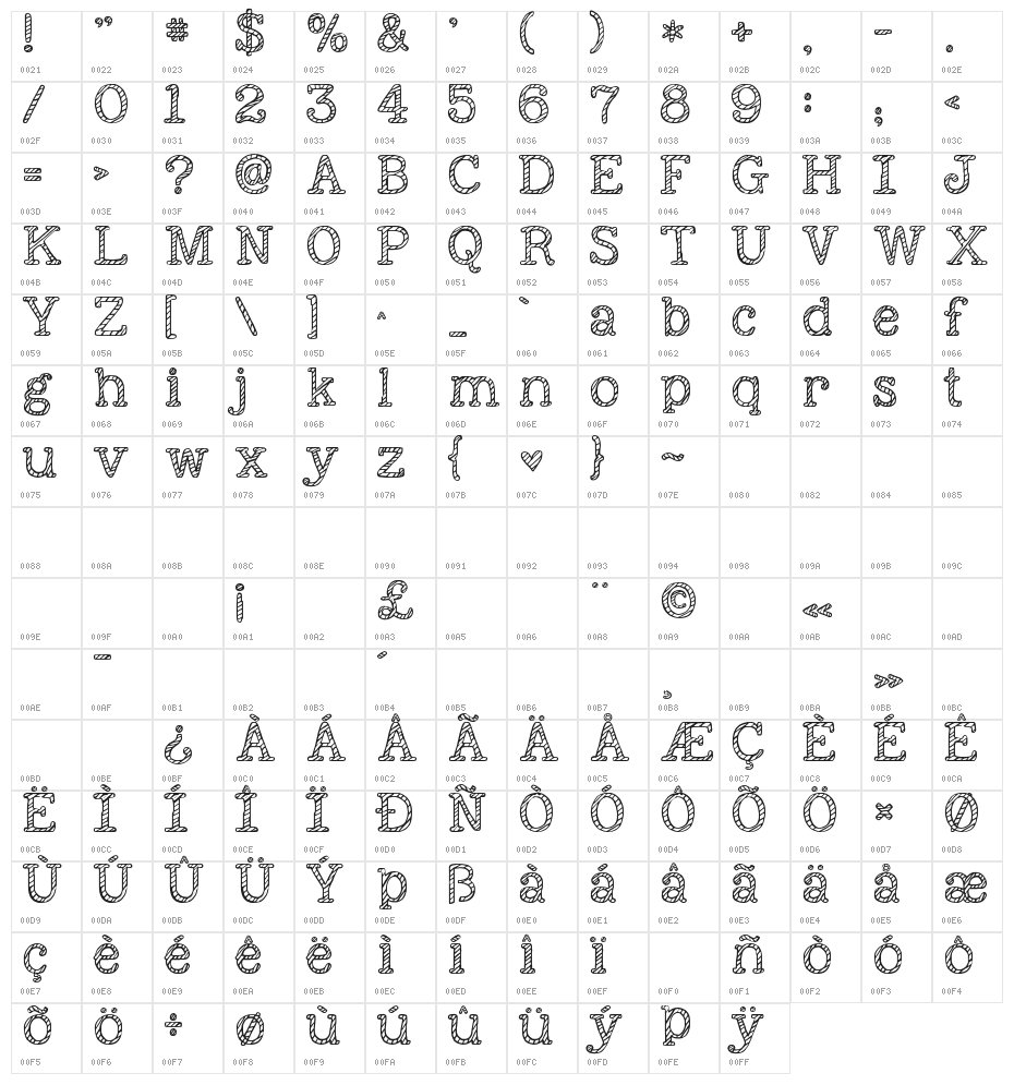 KG Next to You Sketched Character Map