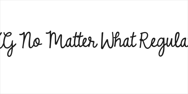 KG No Matter What Regular Logo