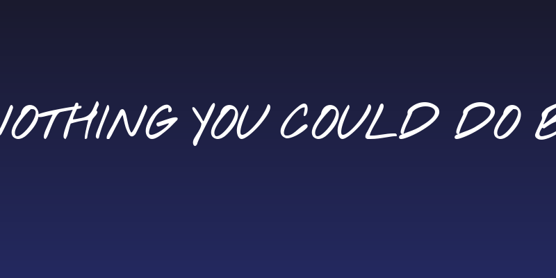 KG Nothing You Could Do Bold Social Header