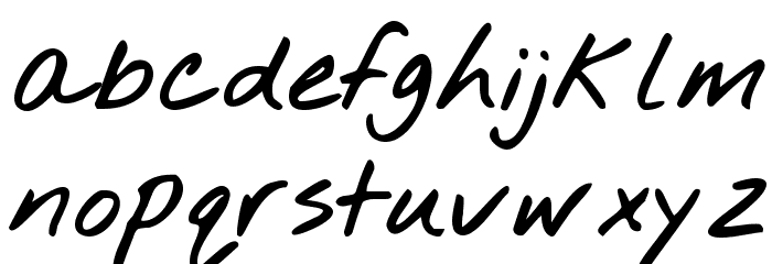 KG Nothing You Could Do Bold Font LOWERCASE