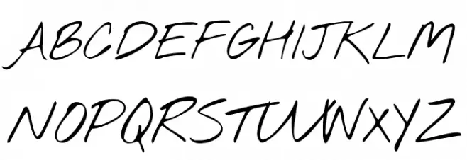 KG Nothing You Could Do Schriftart Groß