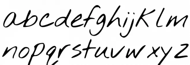 KG Nothing You Could Do Font LOWERCASE
