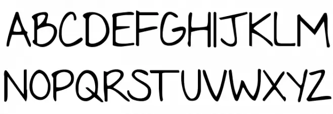 KG Nothing You Could Say Schriftart Groß