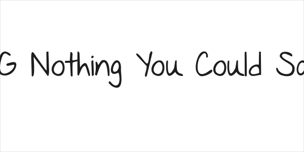 KG Nothing You Could Say Logo