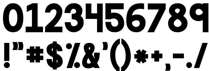 KG One More Light BIG Regular Font OTHER CHARS