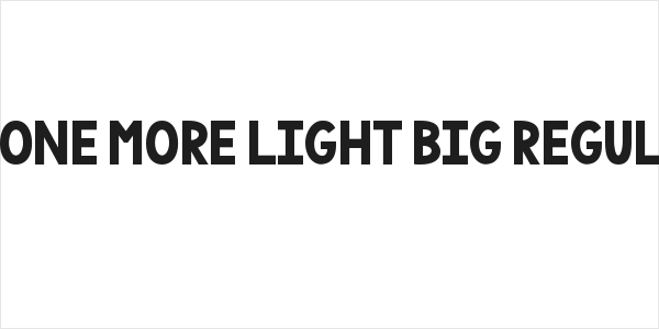 KG One More Light BIG Regular Logo