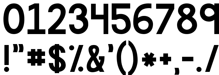 KG One More Light Regular Font OTHER CHARS