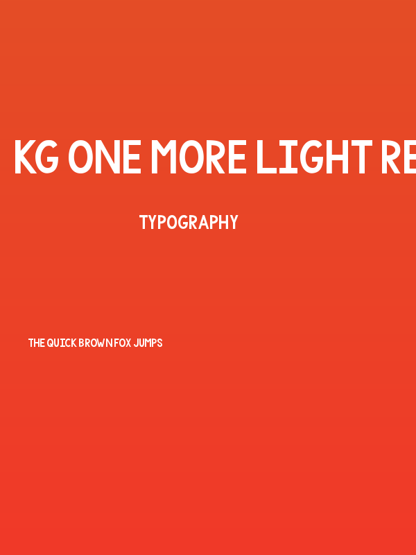 KG One More Light Regular Poster