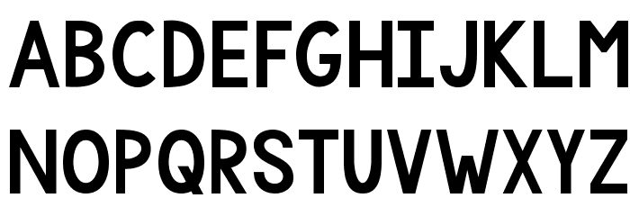 KG One More Light Regular Font LOWERCASE