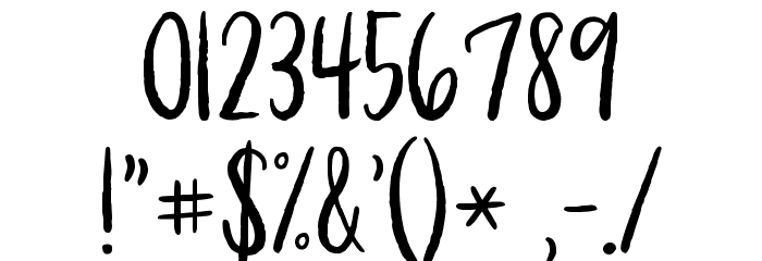 KG Only Angel Regular Font OTHER CHARS