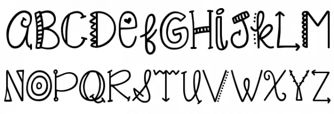 KG Only*Hope Schriftart Groß
