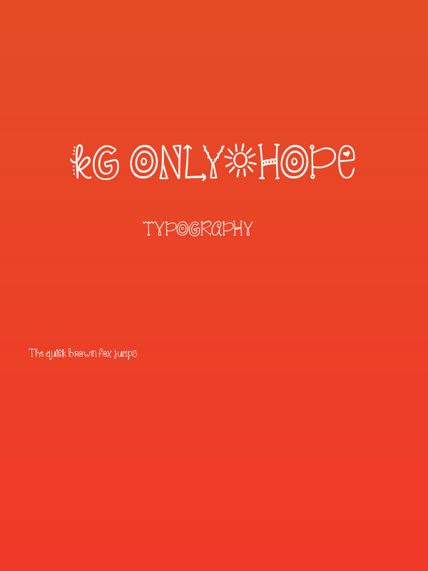 KG Only*Hope Poster