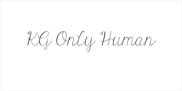 KG Only Human Logo