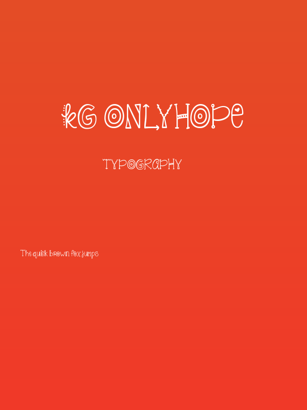 KG OnlyHope Poster