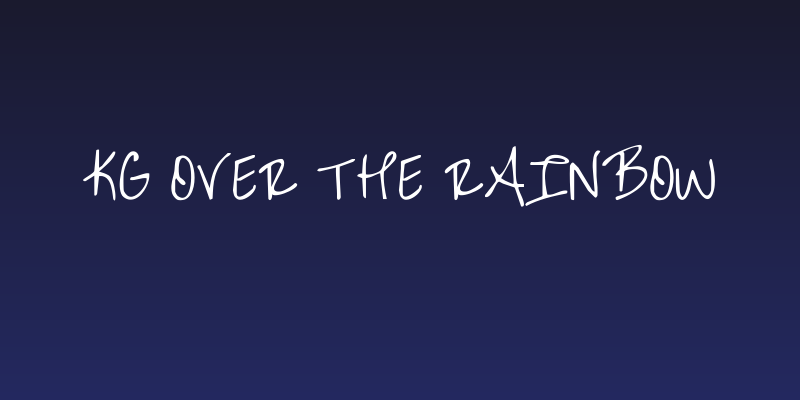 KG Over the Rainbow Social Header