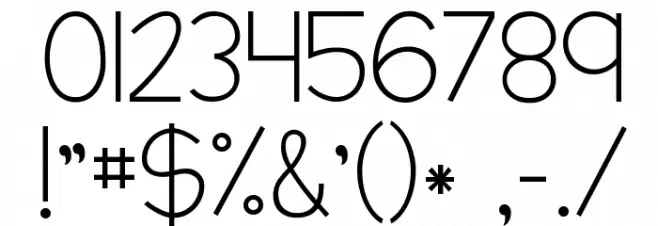 KG Part of Me Font OTHER CHARS