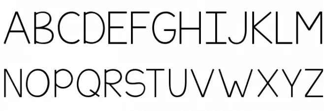 KG Part of Me Schriftart Groß