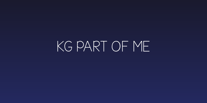 KG Part of Me Social Header