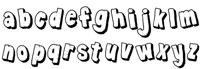 KG Party on the Rooftop Font LOWERCASE