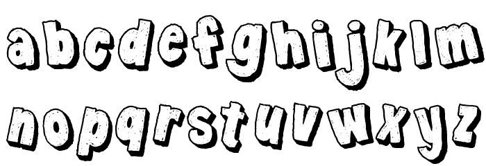 KG Party on the Rooftop Font LOWERCASE