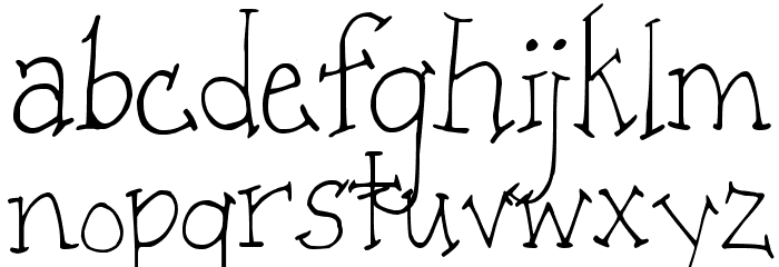 KG Patient Paige Font LOWERCASE