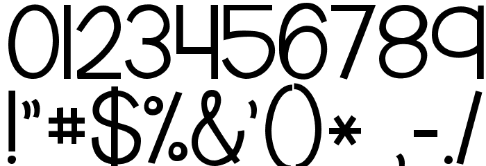 KG Payphone Font OTHER CHARS
