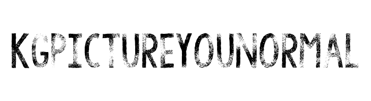 KG Picture You Normal  Free Fonts Download