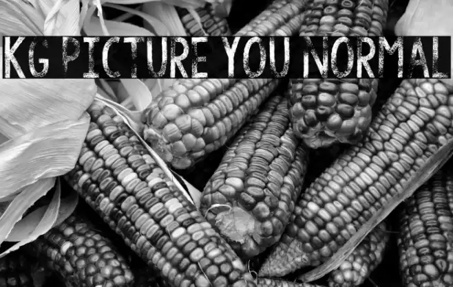 KG Picture You Normal फ़ॉन्ट examples