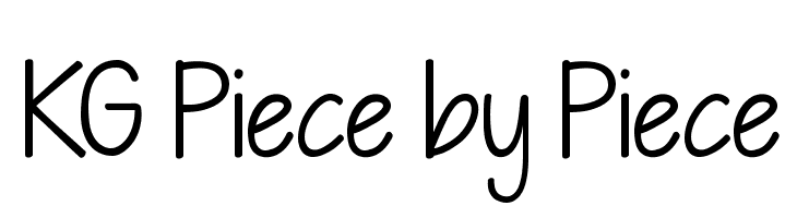 KG Piece by Piece Font
