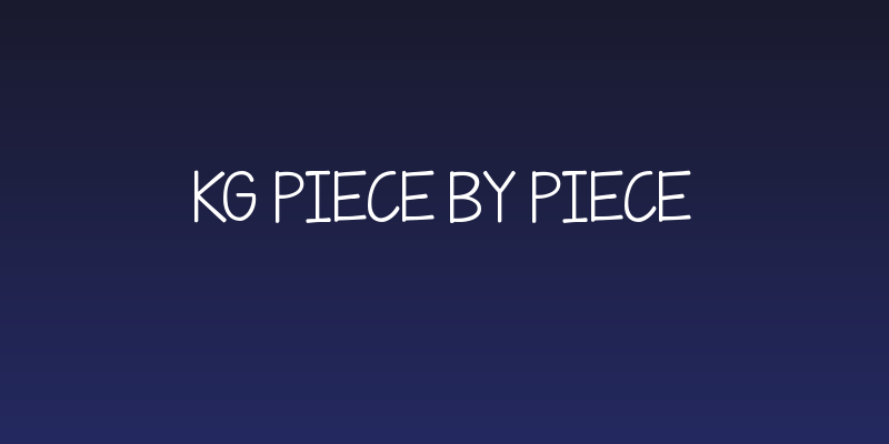 KG Piece by Piece Social Header