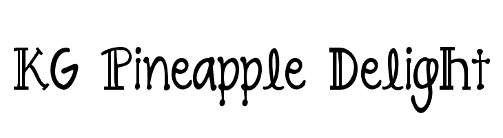 KG Pineapple Delight  免费字体下载