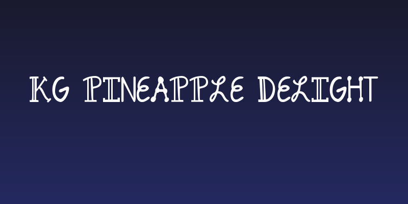 KG Pineapple Delight Social Header