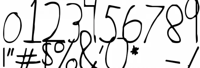 KG Pizza is my FAVORITE Font OTHER CHARS